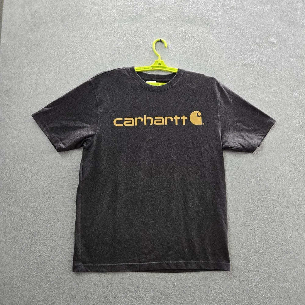 Carhartt Men Shirt M Gray TK0195 Loose Short Sleeve